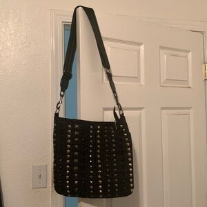 NEW THINK ROYLN women's stevie handbag in black flight